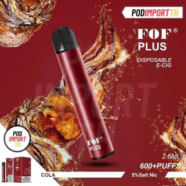 FOFplus600puff, FOFPlusDisposablePod, พอต600คำ, เอฟโอเอฟ, พอตFOF, บุหรี่ไฟฟ้า, pod บุหรี่ไฟฟ้า, พอตไฟฟ้า, พอตใช้แล้วทิ้ง