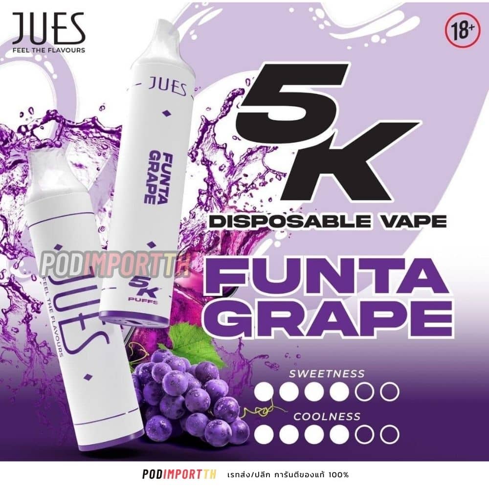 Jues, Jues5000puff, pod บุหรี่ไฟฟ้า, จูส5000คำ, บุหรี่ไฟฟ้า, พอต5000คำ, พอตใช้แล้วทิ้ง, พอตไฟฟ้า