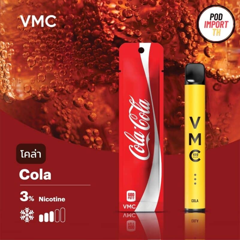 VMC, พอต600คำ, พอตVMC, VMCPod600PUFFS, บุหรี่ไฟฟ้า, pod บุหรี่ไฟฟ้า, พอตไฟฟ้า, พอตใช้แล้วทิ้ง