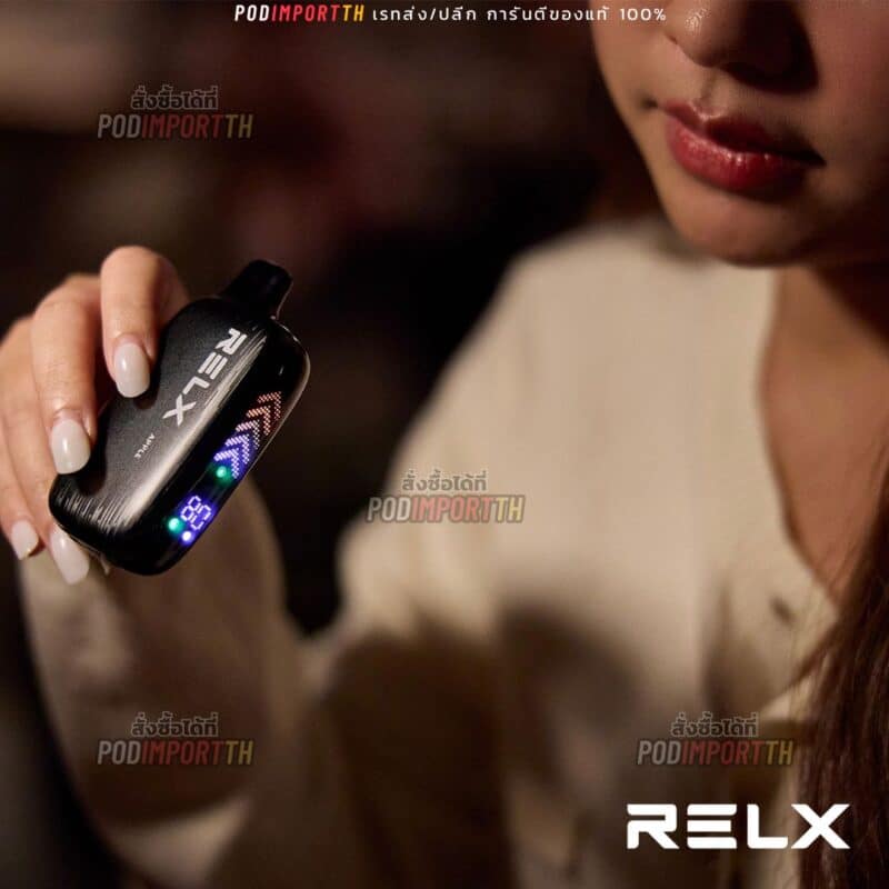 พอต พอตใช้แล้วทิ้ง พอตไฟฟ้า Relx Novo 14000puffs