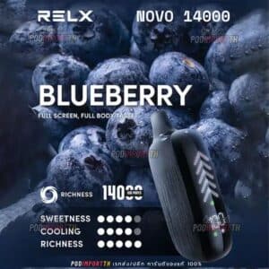 พอต พอตใช้แล้วทิ้ง พอตไฟฟ้า Relx Novo 14000puffs