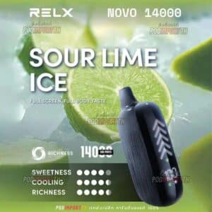 พอต พอตใช้แล้วทิ้ง พอตไฟฟ้า Relx Novo 14000puffs