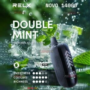 พอต พอตใช้แล้วทิ้ง พอตไฟฟ้า Relx Novo 14000puffs