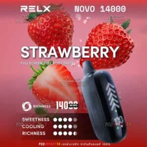 พอต พอตใช้แล้วทิ้ง พอตไฟฟ้า Relx Novo 14000puffs