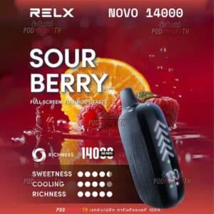 พอต พอตใช้แล้วทิ้ง พอตไฟฟ้า Relx Novo 14000puffs