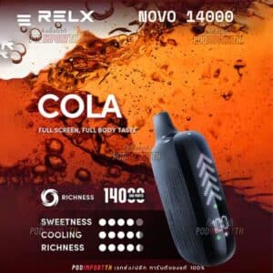 พอต พอตใช้แล้วทิ้ง พอตไฟฟ้า Relx Novo 14000puffs