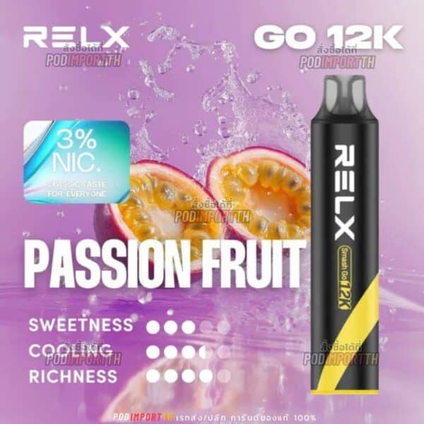 พอต พอตใช้แล้วทิ้ง พอตไฟฟ้า Relx smash Go 12000puffs